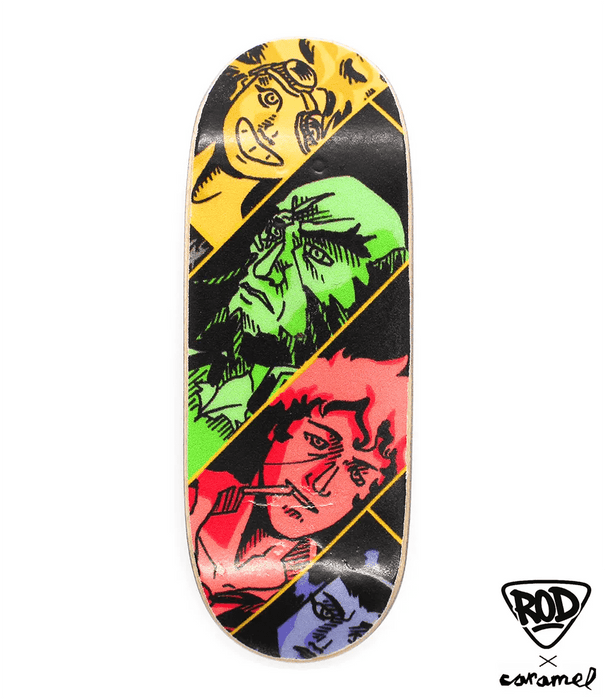 FingerRod x Caramel Cowboy Bebop Fingerboard Deck 33mm - Caramel Fingerboards - Fingerboard store