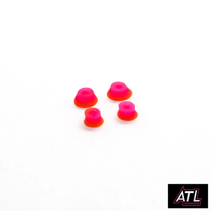 Fuchsia - Orange ATL Fingerboard Bushings - Caramel Fingerboards - Fingerboard store