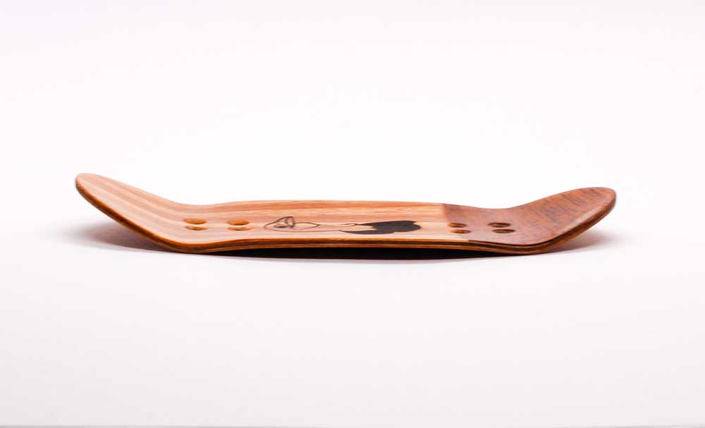 Gibby blanck deck I 34.5mm - Caramel Fingerboards - Fingerboard store