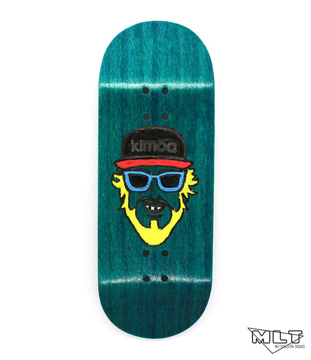 Malota surfer fingerboard deck 34mm - Caramel Fingerboards - Fingerboard store