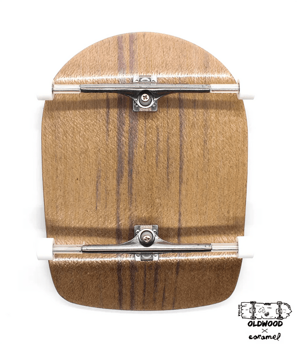Oldwood x Caramel Lilac Grain Complete Fingerboard 70mm - Caramel Fingerboards - Fingerboard store