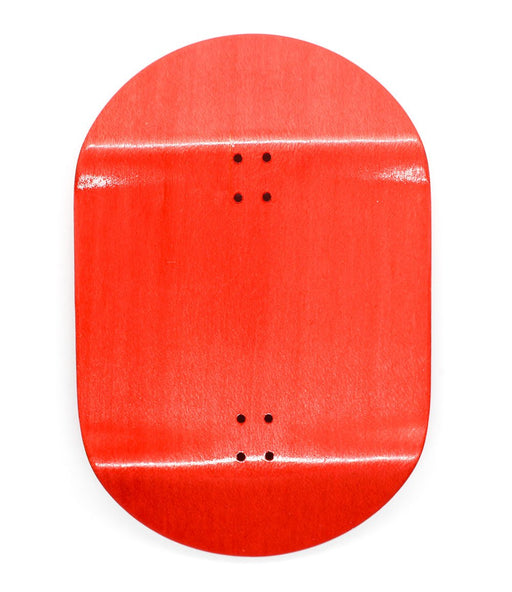 Oldwood x Caramel red fingerboard deck 70mm - Caramel Fingerboards - Fingerboard store