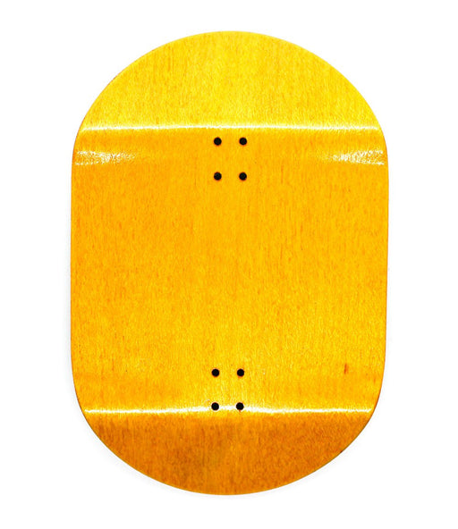 Oldwood x Caramel yellow fingerboard deck 70mm - Caramel Fingerboards - Fingerboard store