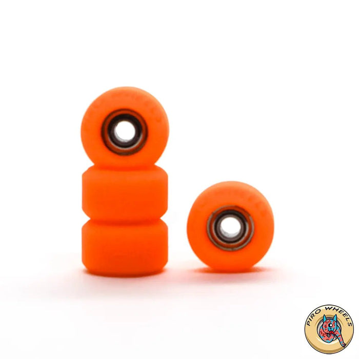 Piro Orange Performance Mini Fingerboard Wheels 6.5mm - Caramel Fingerboards - Fingerboard store