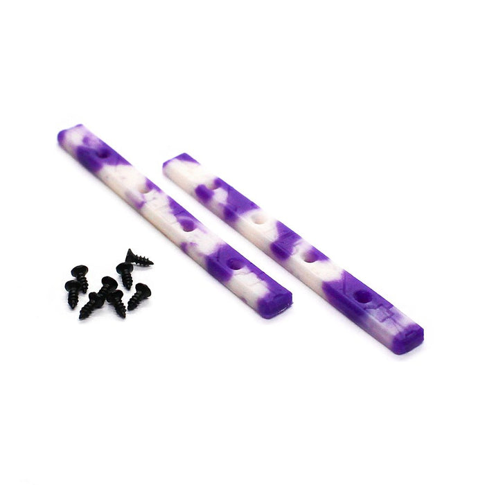Purple and white fingerboard boardrails - Caramel Fingerboards - Fingerboard store