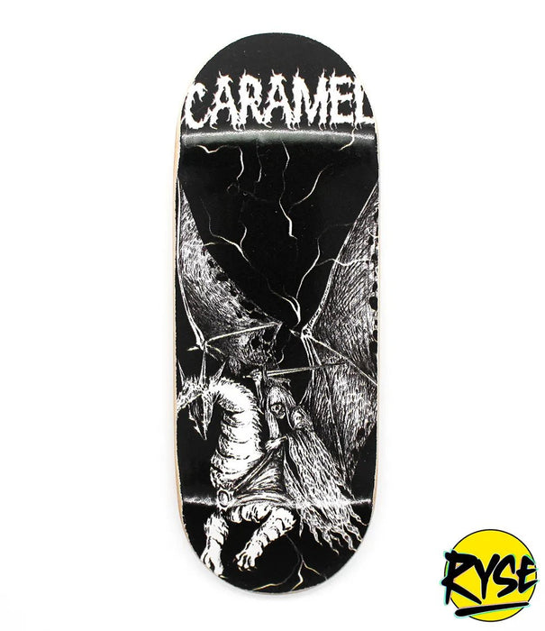 Ryse x Caramel Dragon Fingerboard deck 34mm - Caramel Fingerboards - Fingerboard store