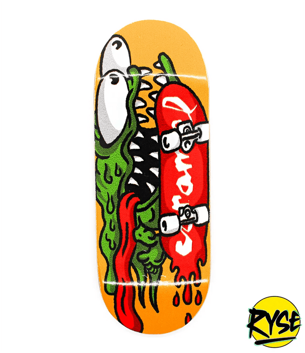 Ryse x Caramel Ugly Fingerboard deck 34mm - Caramel Fingerboards - Fingerboard store