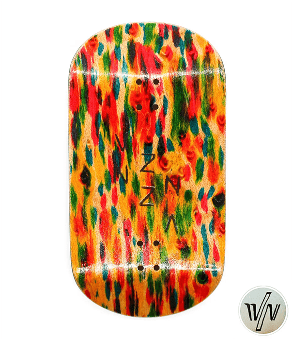 Von Zehos Multicolor Fingerboard Deck 50mm - Caramel Fingerboards - Fingerboard store