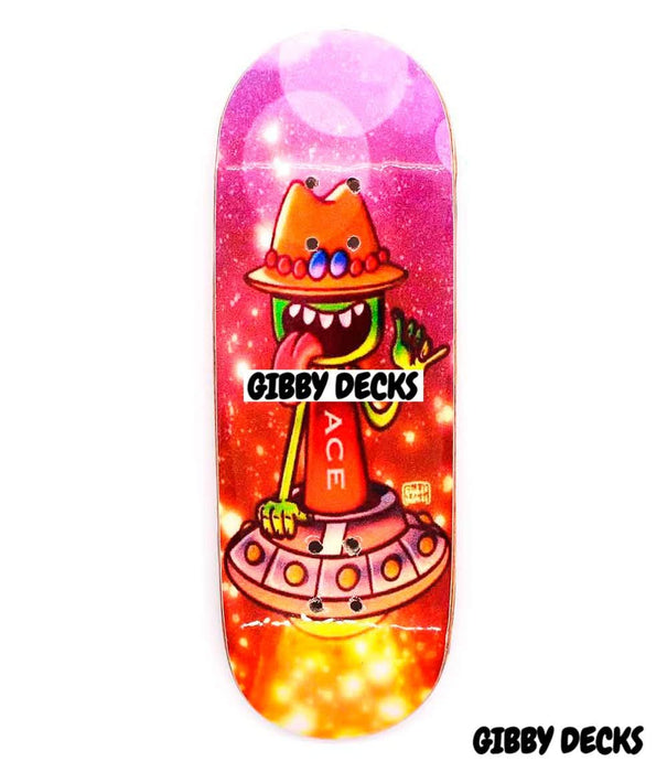 Kingace Gibby fingerboard deck 32mm - CARAMEL FINGERBOARDS