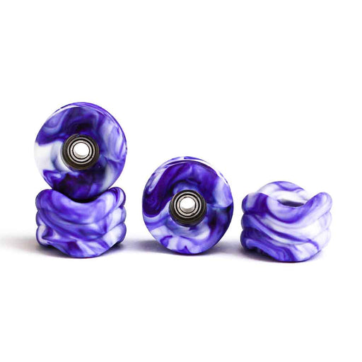 Lavender swirl Maple x Shark fingerboard wheels 8.7mm - CARAMEL FINGERBOARDS