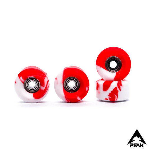 Peak red/white swirl slim bowl 7.5mm - CARAMEL FINGERBOARDS