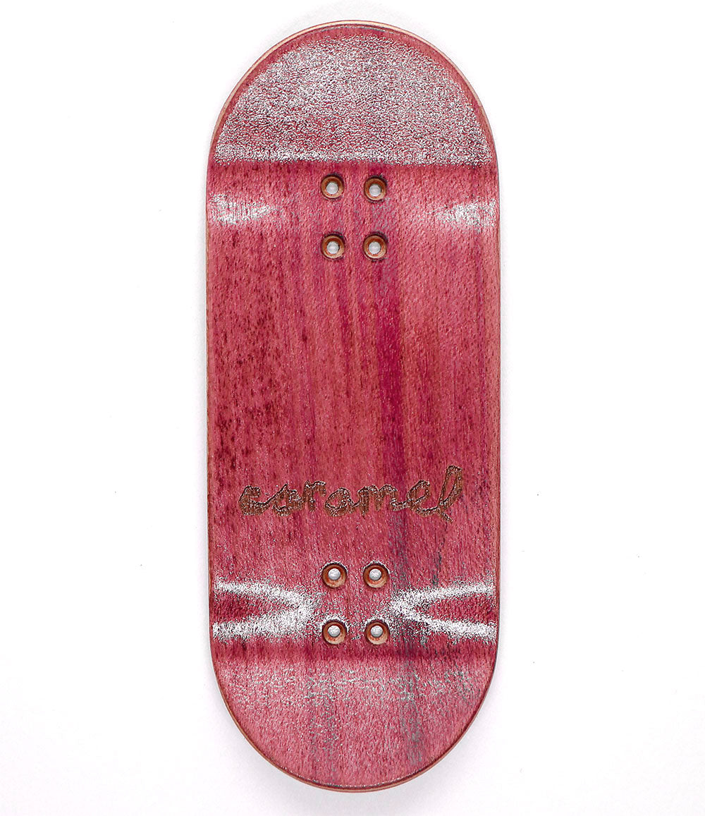 Caramel Caged Eye Fingerboard Deck 40mm