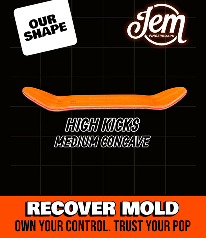 Tabla de Fingerboard Jem Burning Session 34mm