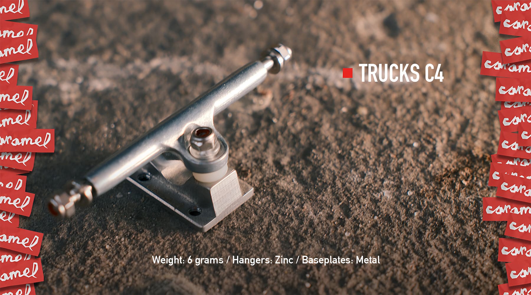 C4 Trucks by Caramel Fingerboards