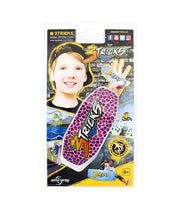 3Tricks pink animal print deck - Caramel Fingerboards - Fingerboard store