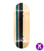 Broswood Black-Grey Split Ply Fingerboard Deck 32mm