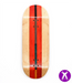 Broswood Orange Split Ply Fingerboard Deck 34mm