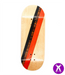Broswood Red Diagonal Split Ply Fingerboard Deck 34mm