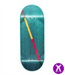 Broswood Turquoise Diagonal Split Ply Fingerboard Deck 34mm