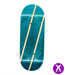 Broswood Turquoise Split Ply Fingerboard Deck 34mm