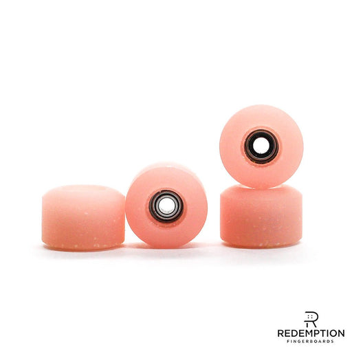 Abstract baby pink 7.75mm street wheels - Caramel Fingerboards - Fingerboard store