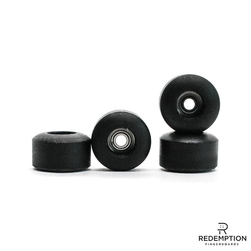 Abstract black 8mm street wheels - Caramel Fingerboards - Fingerboard store