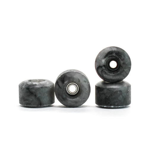 Abstract grey/black 7.75mm street wheels - Caramel Fingerboards - Fingerboard store