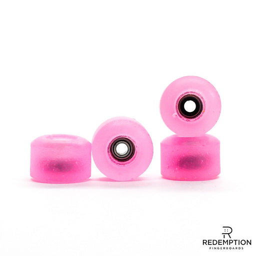 Abstract pink 7.75mm street wheels - Caramel Fingerboards - Fingerboard store