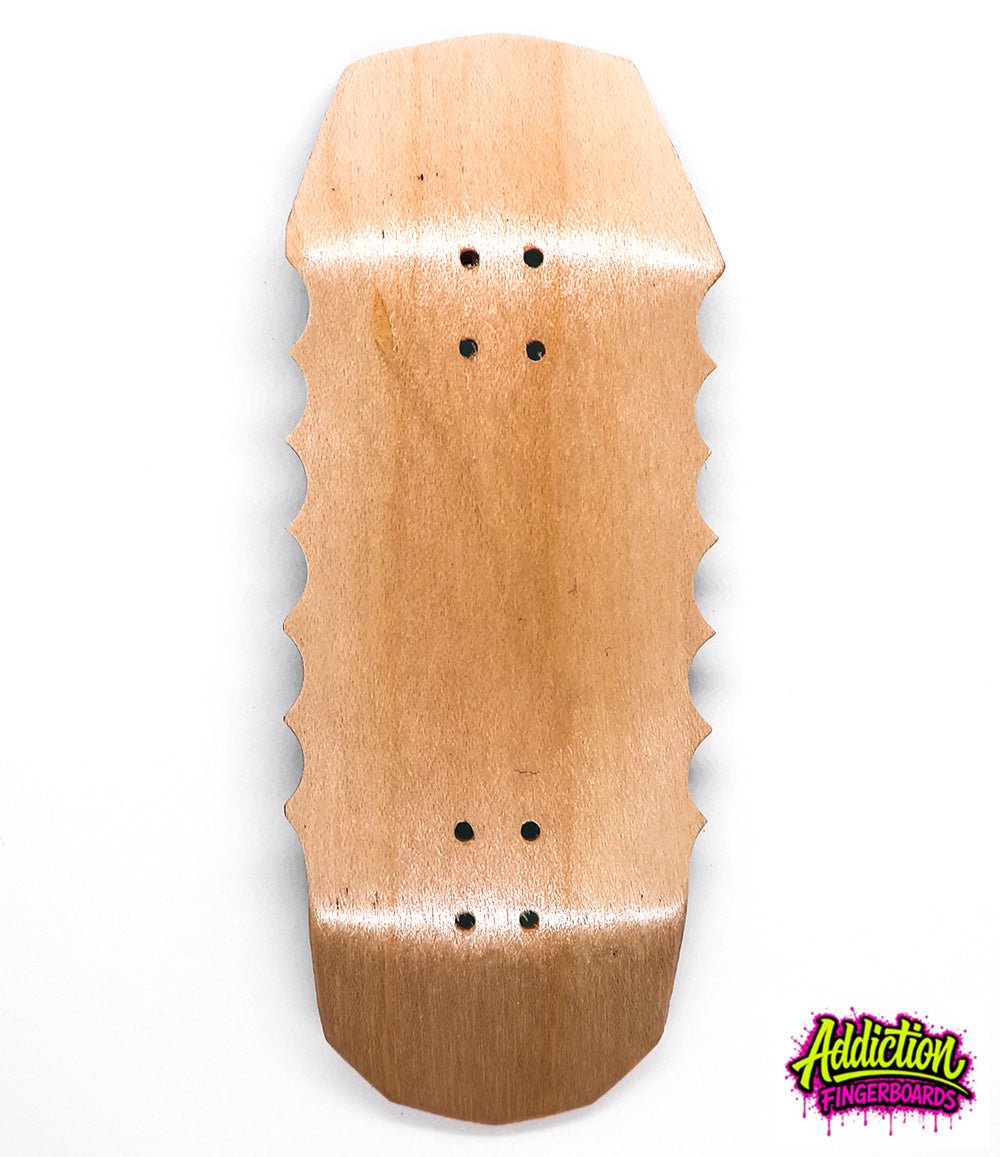 Addiction Wood Raptor Fingerboard Deck 35mm - Caramel Fingerboards - Fingerboard store