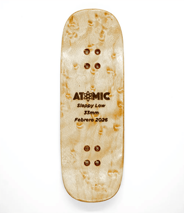 Atomic Slappy Low Mobile Home Fingerbaord deck - Caramel Fingerboards - Fingerboard store