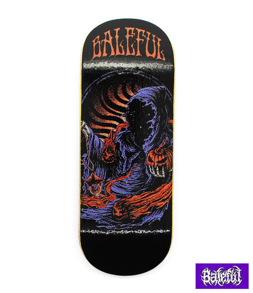Baleful laterns of death squaresicle deck 33.5mm - Caramel Fingerboards - Fingerboard store