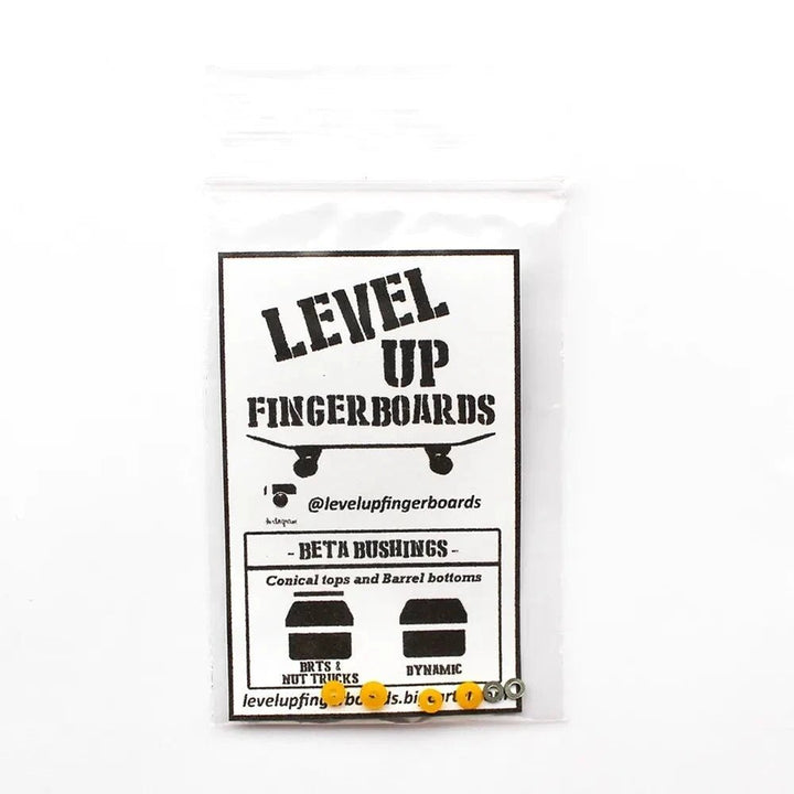 Beta Bushings Level Up Fingerboard Trucks Bushings - Caramel Fingerboards - Fingerboard store