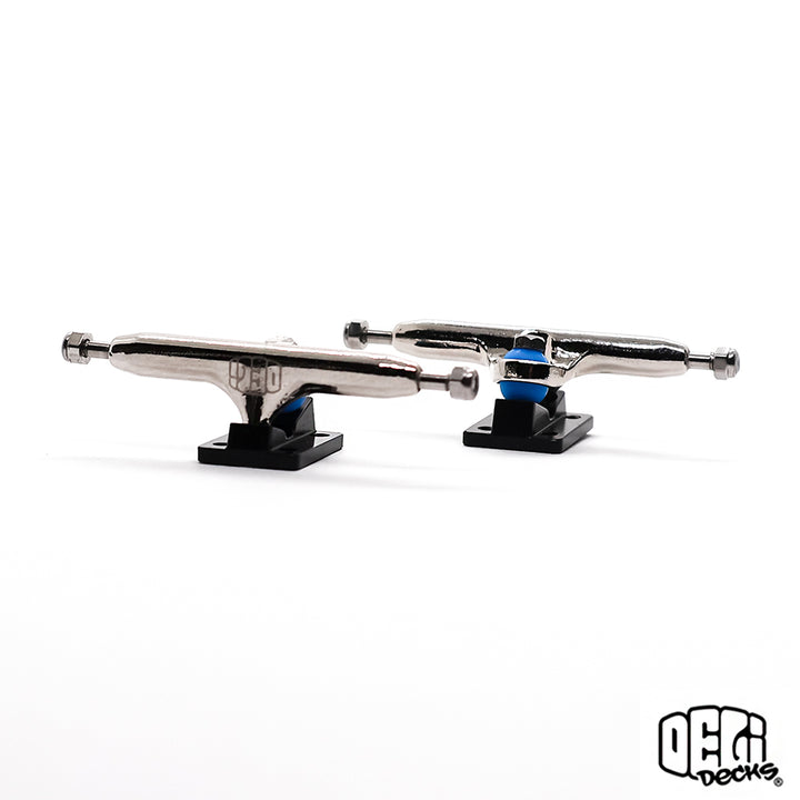 Delidecks Black Fingerboard Trucks Type 2 Hex Hybrid