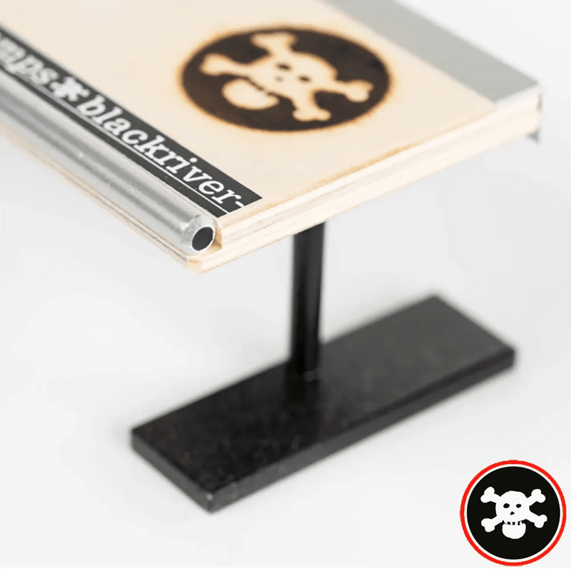 Blackriver Fingerboard Ramps - Locker Room Bench - Caramel Fingerboards - Fingerboard store