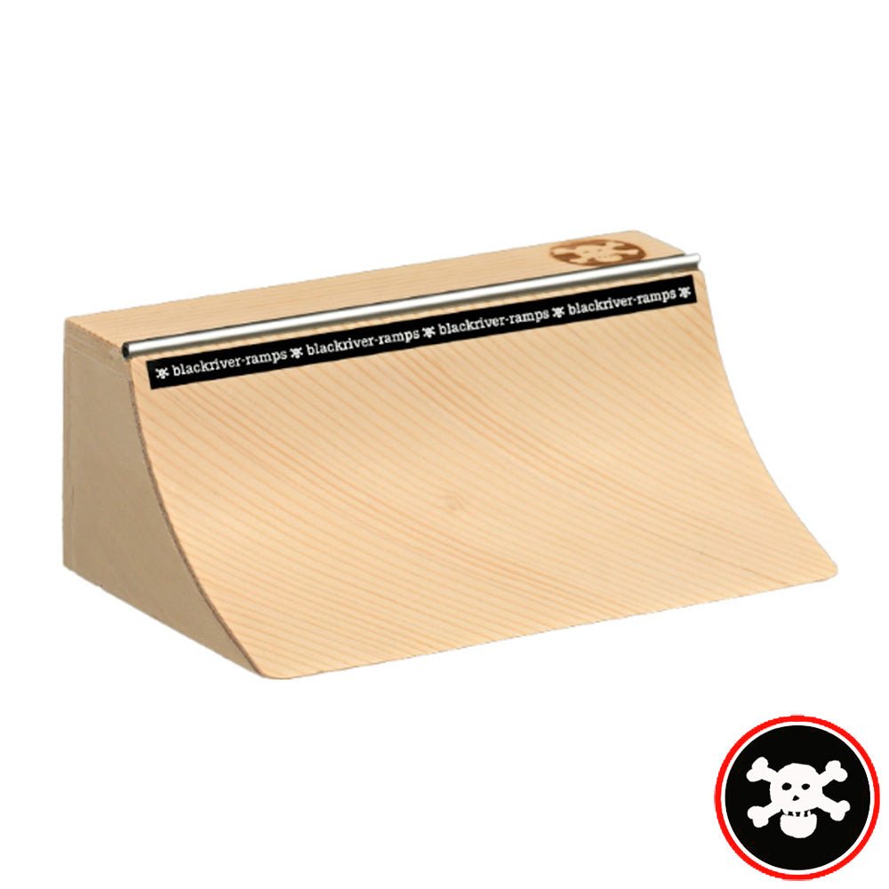 Blackriver Fingerboard Ramps - Pocket Quarter - Caramel Fingerboards - Fingerboard store