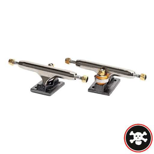 Blackriver Trucks Wide 3.0 Silver - Black 32mm - Caramel Fingerboards - Fingerboard store