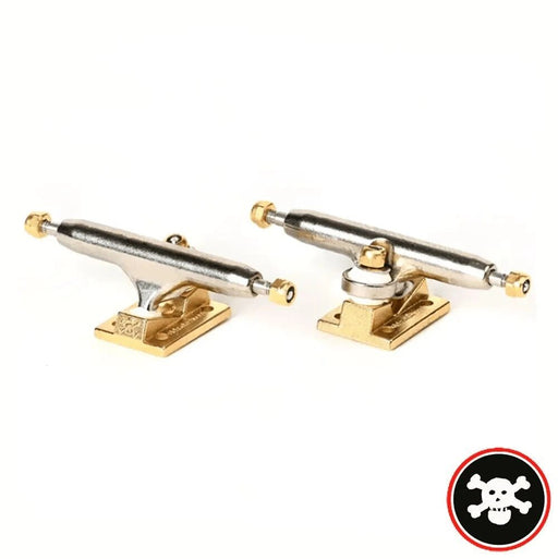 Blackriver Trucks Wide 3.0 Silver-Gold 32mm - Caramel Fingerboards - Fingerboard store