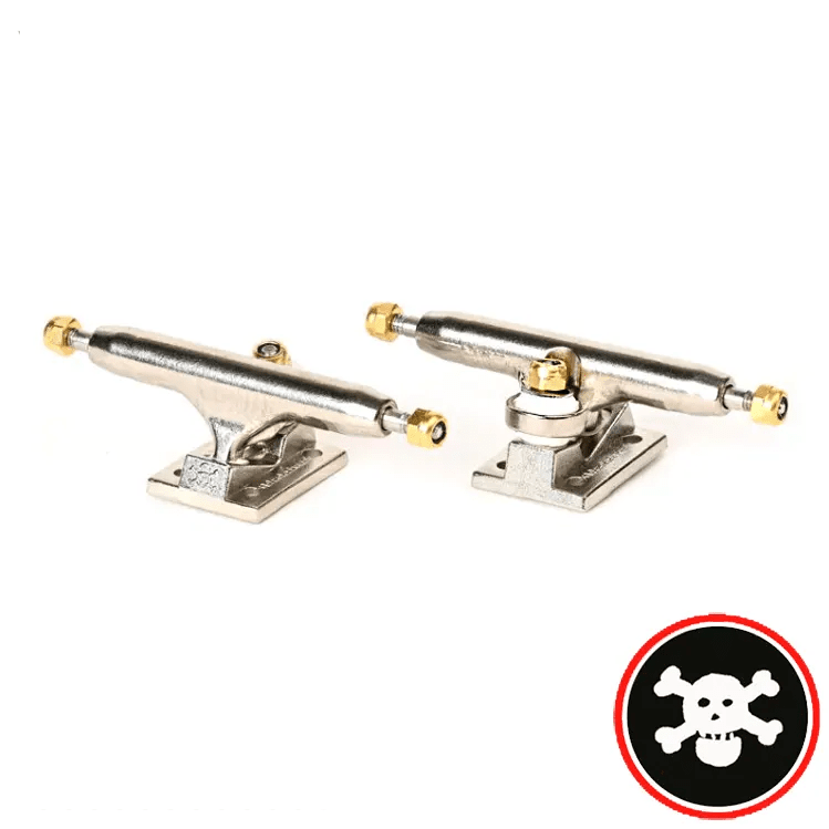 Blackriver Trucks Wide 3.0 Silver - Silver 32mm - Caramel Fingerboards - Fingerboard store