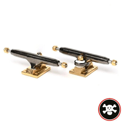 Blackriver Trucks X-Wide 3.0 Black-Gold 34mm - Caramel Fingerboards - Fingerboard store