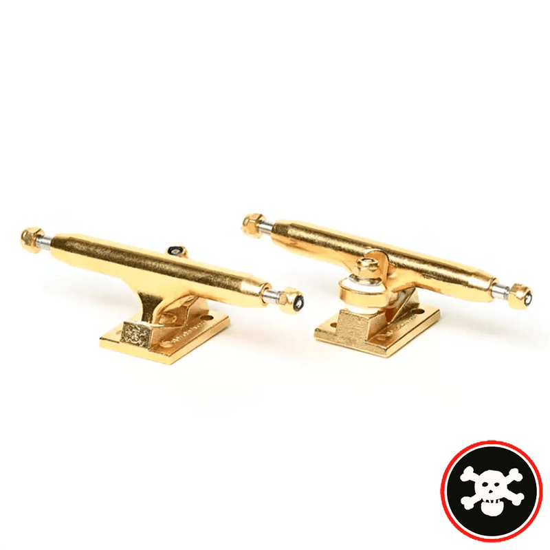 Blackriver Trucks X - Wide 3.0 Gold - Gold 34mm - Caramel Fingerboards - Fingerboard store