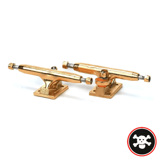 Blackriver Trucks X - Wide 3.0 Gold - Gold 34mm - Caramel Fingerboards - Fingerboard store