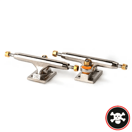 Blackriver Trucks X - Wide 3.0 Silver - Silver 34mm - Caramel Fingerboards - Fingerboard store