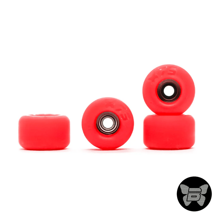 Bloob Dark Pink Fingerboard Wheels 7.9mm - Caramel Fingerboards - Fingerboard store