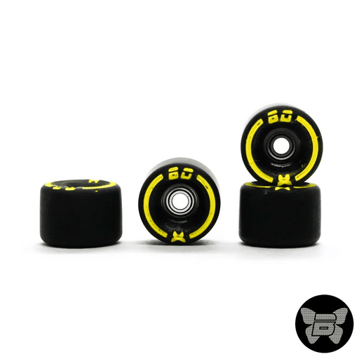 Bloob N2H Sing Fomula 1 Yellow Fingerboard Wheels 8mm - Caramel Fingerboards - Fingerboard store