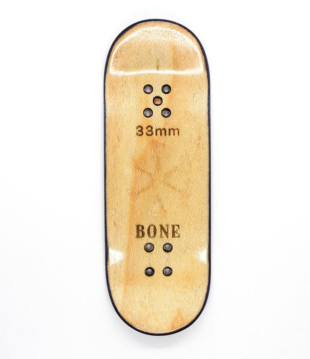 Bone purple split - ply fingerboard deck 33mm - Caramel Fingerboards - Fingerboard store