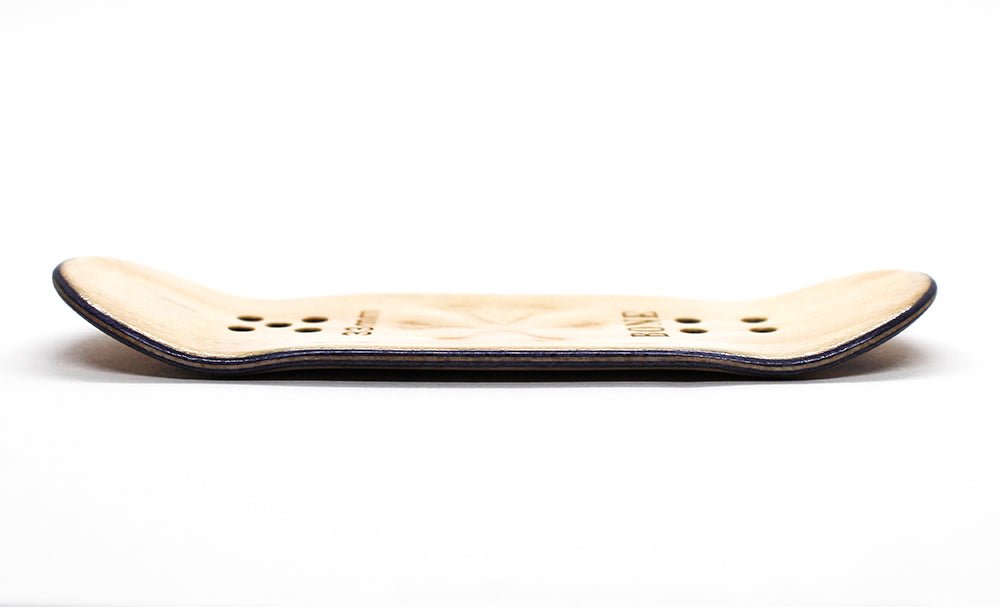 Bone purple split - ply fingerboard deck 33mm - Caramel Fingerboards - Fingerboard store