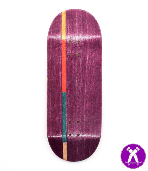 Broswood Grape Split Ply Fingerboard Deck 34mm - Caramel Fingerboards - Fingerboard store