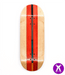 Broswood Orange Split Ply Fingerboard Deck 34mm - Caramel Fingerboards - Fingerboard store