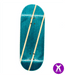 Broswood Turquoise Split Ply Fingerboard Deck 34mm - Caramel Fingerboards - Fingerboard store