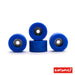 Caramel blue wheels 8mm 65D - Caramel Fingerboards - Fingerboard store